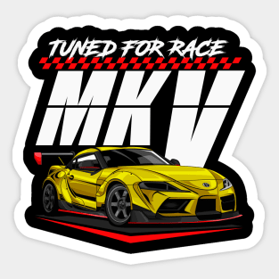 JDM-TOYOTA SUPRA MK5 - YELLOW Sticker